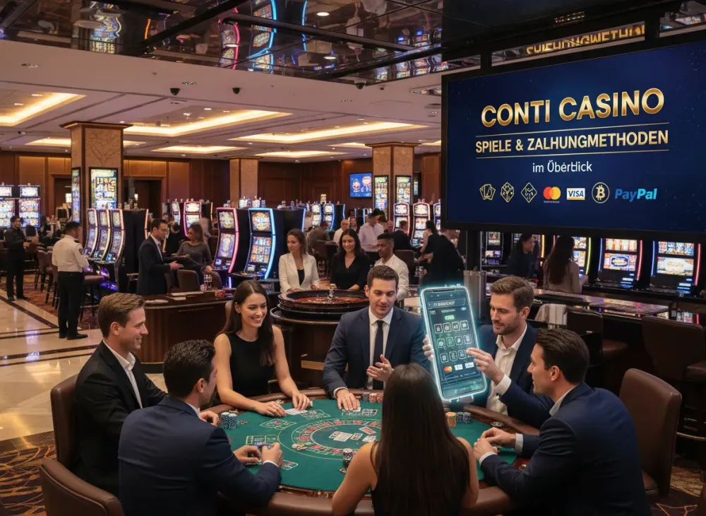 Conti casino Überblick zu Spielen und Zahlungen