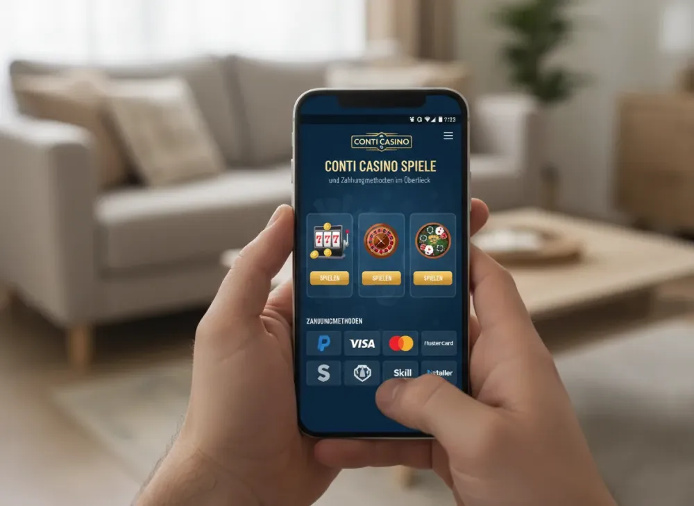 Conti casino Überblick zu Spielen und Zahlungen