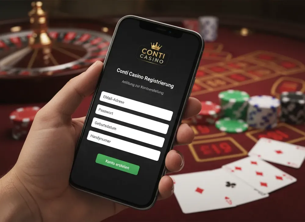Conti casino registrierung Schritt für Schritt